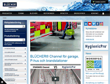 Tablet Screenshot of blucher.se